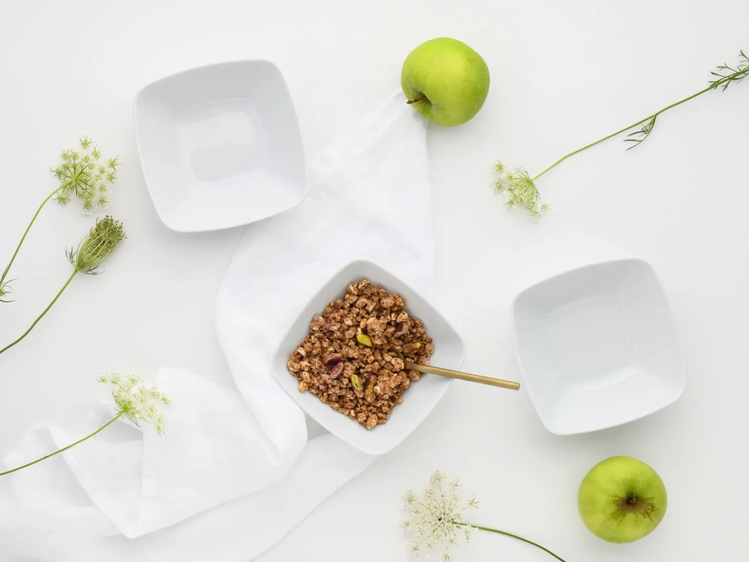 Creatable Bowls & Schüsseln|Geschirrset|Victoria - Müslischale 6-tlg - Weiss