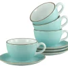 Creatable Geschirrset|Vintage Nature - Cappuccino Set 8-tlg - bunt