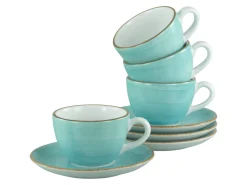 Creatable Becher & Tassen|Geschirrset|Vintage Nature - Kaffeetassen Set 8-tlg - bunt