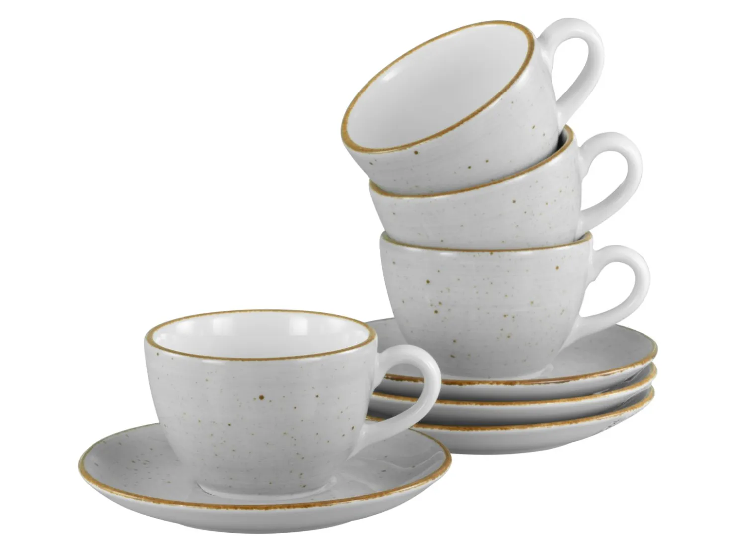 Creatable Becher & Tassen|Geschirrset|Vintage Nature - Kaffeetassen Set 8-tlg - bunt