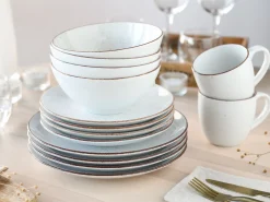 Creatable Geschirrset|Vintage Nature - Kombiservice 16-tlg - Weiss