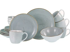 Creatable Geschirrset|Vintage Nature - Kombiservice 16-tlg - Weiss