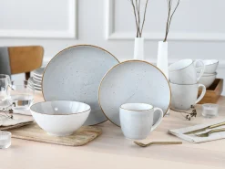 Creatable Geschirrset|Vintage Nature - Kombiservice 16-tlg - Weiss