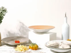 Creatable Pizza & Pasta|Geschirrset|Vintage Nature - Pastateller 4-tlg - Weiss