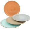 Creatable Pizza & Pasta|Geschirrset|Vintage Nature - Pizzateller 4-tlg - Weiss
