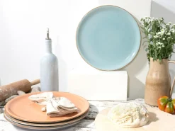 Creatable Pizza & Pasta|Geschirrset|Vintage Nature - Pizzateller 4-tlg - Weiss