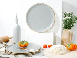 Creatable Pizza & Pasta|Geschirrset|Vintage Nature - Pizzateller 4-tlg - Weiss