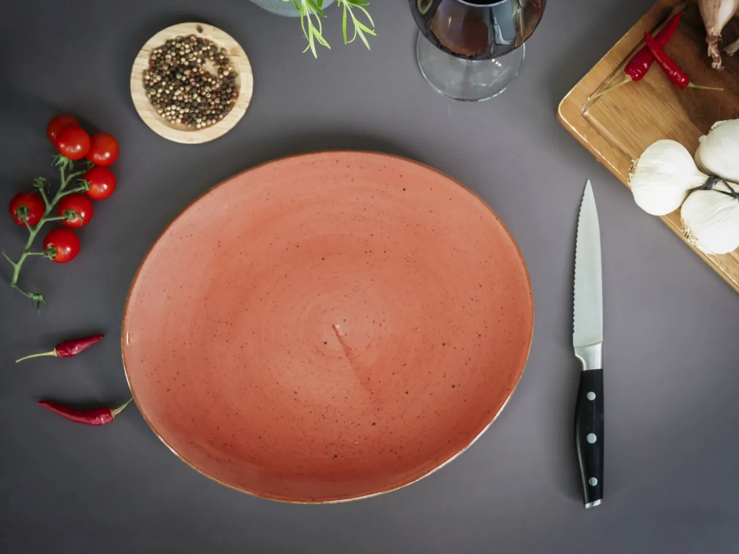 Creatable Geschirrset|Teller|Vintage Nature - Tellerset 4-tlg, Vintage Nature - Steak Set 8-tlg - bunt