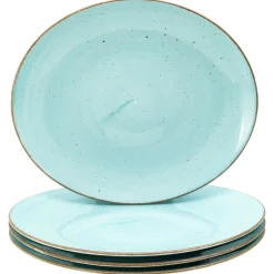 Creatable Geschirrset|Teller|Vintage Nature - Tellerset 4-tlg, Vintage Nature - Steak Set 8-tlg - bunt