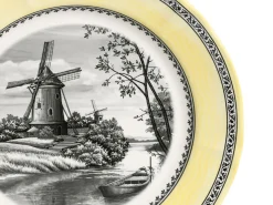 Creatable Geschirrset|Teller|Windmühle - Kombiservice 18-tlg - Gelb