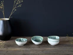 Creatable Bowls & Schüsseln|Geschirrset|Yuki - Dipping Bowl 4-tlg - Grün-blau