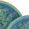 Creatable Geschirrset|Teller|Yuki - Speiseteller 4-tlg - Grün-blau