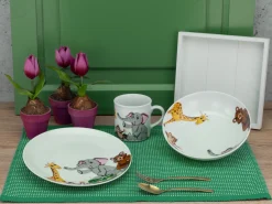 Creatable Geschirrset|Zoo - Kinderservice 3-tlg - bunt